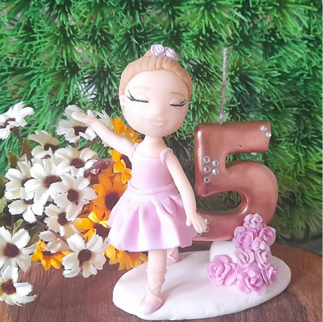 Topos de Bolo personalizados em biscuit